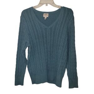 Saint johns bay green sweater size 1 X. ^